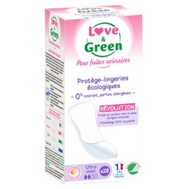 Love & Green Ultra Mini 28 Hypoallergenic Lip Guard for Bladder Weakness