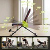 OLIXIS Adjustable Weight Bench for Full Body Strength Training, Foldable