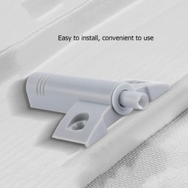 40pcs Cabinet Drawer Buffer Closer, Soft Close Drawer Adapter, Cabinet Closer Quiet Door Closer Cabinet Damper Buffer for Drawer Quiet Closer（2.48×1.81×0.47in）