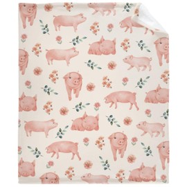 Pig Throw Blanket is Super Soft and Warm,The Lightweight Flannel Blanket is for All-Season Use,A Great Choice for Gifts 30"x40"for Pet