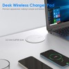 ANNQUAN 3.15" Pop Up Countertop Outlet Wireless Charger 65W USB