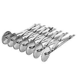 O'Creme Adjustable Dough Divider Expandable Cutter for Different Types of Dough; Heavy Duty Stainless Steel - 7 Fluted-Edge Wheels 2-3/16 Inch