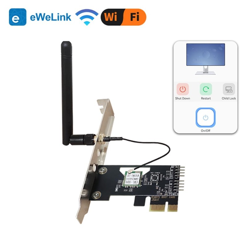 Snblzhef Smart Computer Power Reset Switch Computer On/Off Switch APP