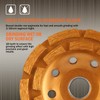 KSEIBI 644030 Diamond Concrete Grinding Wheel 4 1/2 inch for