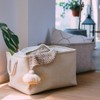 Mangata Foldable Storage Basket with Rope Handles, Fabric Storage Box