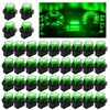 GLOFE 40 Pieces T10 194 168 LED Dash Instrument Light