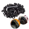 CHEDA Screw/Bolt Hardware Kit Black Universal Pocket/Rivet Compatible with Fender