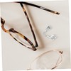 Baluue 2pcs Adjustable Eyeglass Nose Pad Replacement Kit Dual Screw-in