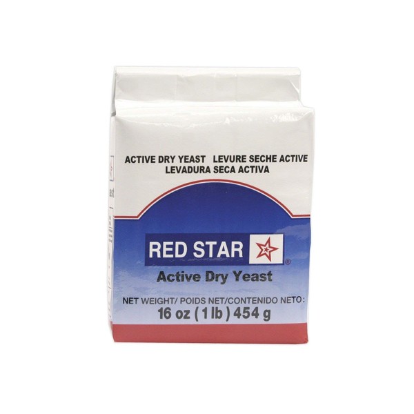 Red Star Active Dry Yeast 16 oz (1 pound) size