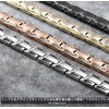 Silver KYASYA Magnetic Necklace, Stainless Steel, Men's Necklace, Simple, Chain,