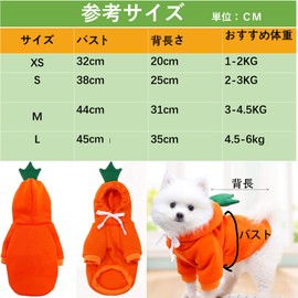 DERAYEE Pet Clothes, Cat and Dog, 2023, Transform into Carrot, Year of the Rabbit, New Year's Card, Commemorative Photography, Autumn, Winter, Cold Protection, Hooded, Fluffy, Costume, Cosplay, Small,
