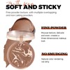 EONFAVE Bronzer Contouring Palette, Bronze Cream Contour with Sponge Pad,