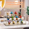 4PCS Acrylic Display Case, 3 Tier Action Figure Display Case