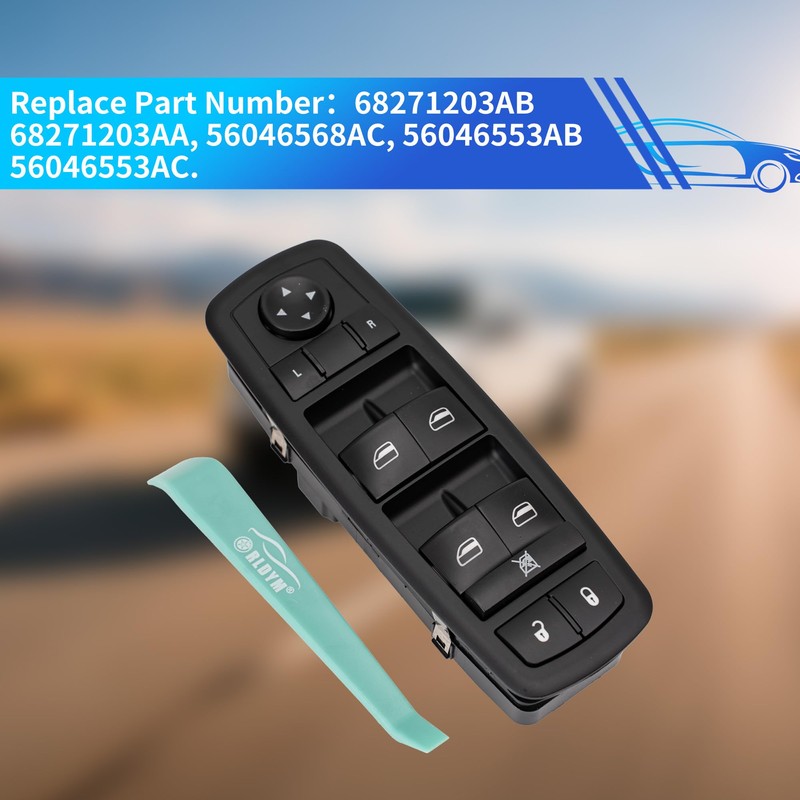 Rldym Front Left Driver Side Master Power Control Window Switch