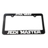 Jedi Master License Plate Frame Holder Black Plastic Auto Car