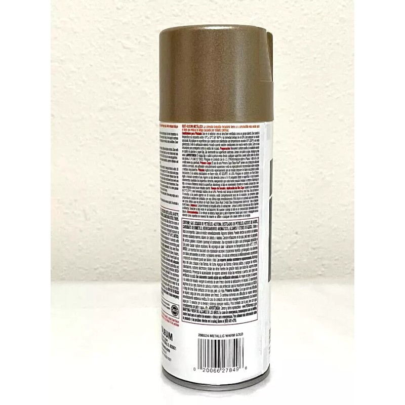 Rust-Oleum ~ Metallic Warm Gold ~ Brilliant Metal Finish 11oz