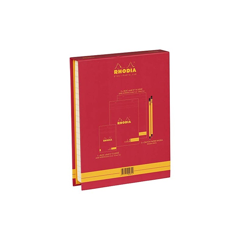 Rhodia 92968C ColoR Set (with 1 x Notepad 8.5 x