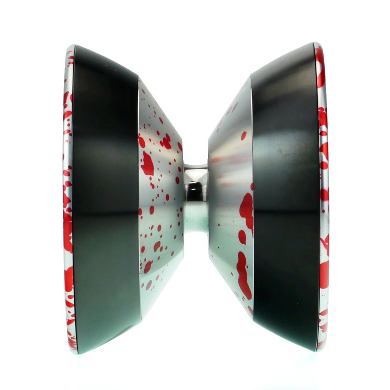 Bi-metal Yoyo Spin Gear Katana Bind Exclusive Model (Silver Red