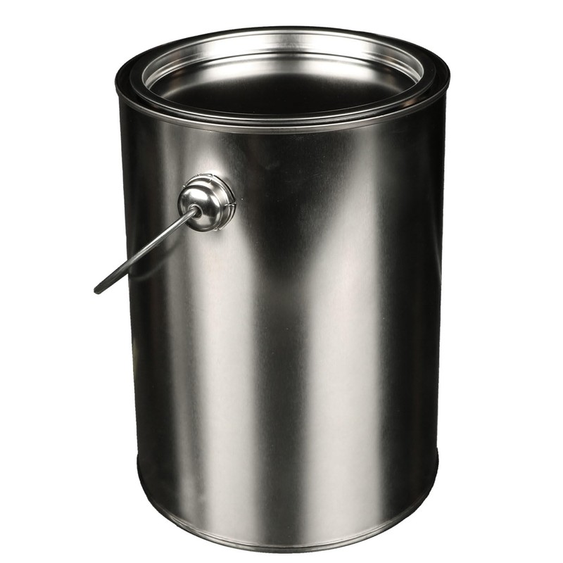Empty tin, tin, paint can, paint can, made of tinplate,