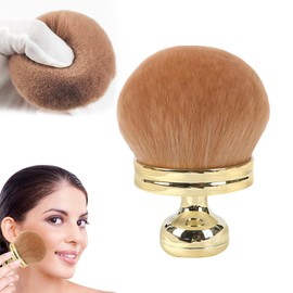 Extra Large Body Makeup Brush, Tanning Brush for Body & Leg, Self Tan Back Applicator, Soft Comfortable Brush for Bronzers Blend Self Tanning Applicator, Oval (Gold)