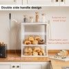 WOWLIVE Bread Box for Kitchen Countertop, Large 3 Layers Bread
