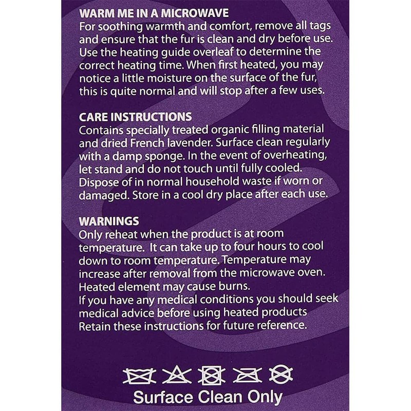 Intelex Warmies Microwavable French Lavender Scented Plush (Brown Sloth)