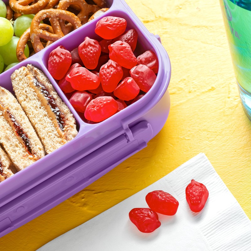 Funables Fruit Snacks, Strawberry Fruit Flavored Snacks, 0.8 Ounce Pouches