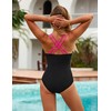 BMJL Women's Tummy Control Swimsuit Lace Up One Piece Bathing