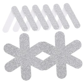 Minkissy 30pcs Glitter Nail Buffing Files for Natural Acrylic Nails Manicure Pedicure Tool