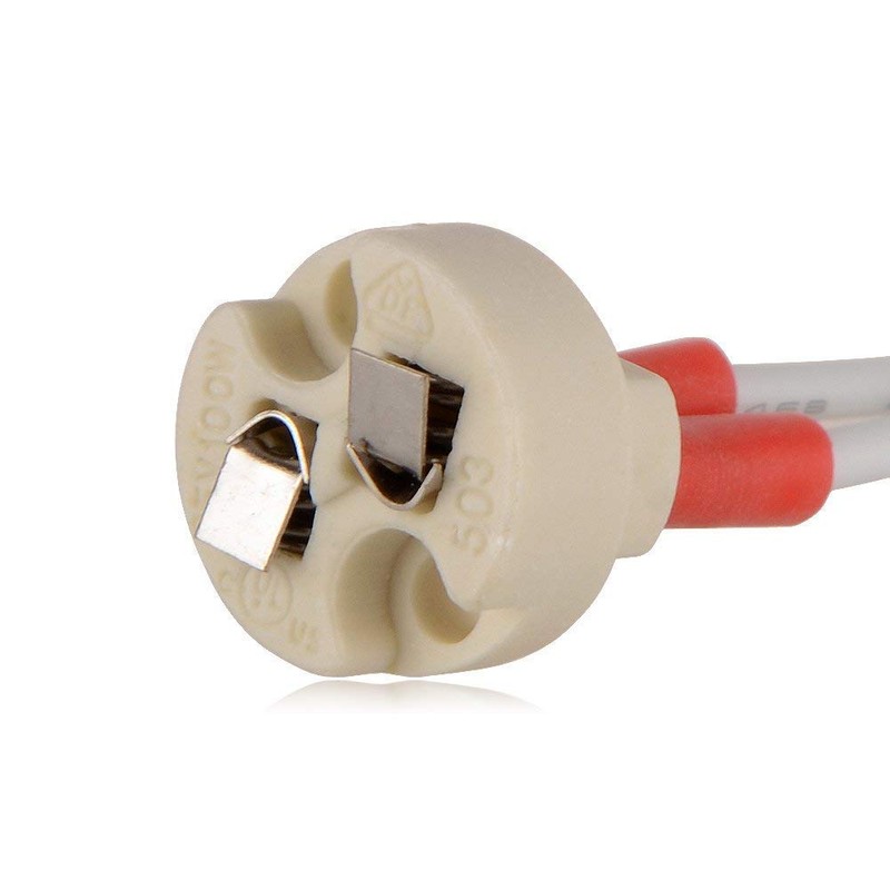 Mini Bi-Pin MR16 Socket Holder for Light Bulbs with Base