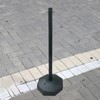 Perfeclan 85cm Traffic Cone Barrier Warning Pile Garage Caution Sign