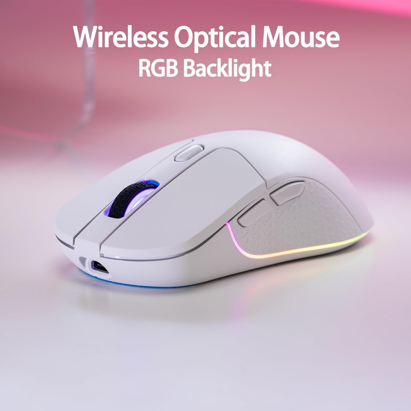 Keychron M3 Wireless Mouse, PAW3395 Sensor with Programmable Macro Button