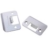 Nickel Door Tite Ratchet Style Door Strike Plate Hardware |