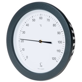 Fischer 3270.00 Air Sauna Thermometer 130 mm Bimetal Thermometer with Plastic Housing Made in Germany