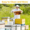 Upgraded Rapid Bee Top Feeder with Anti-Drowning Sponge Rings, Round
