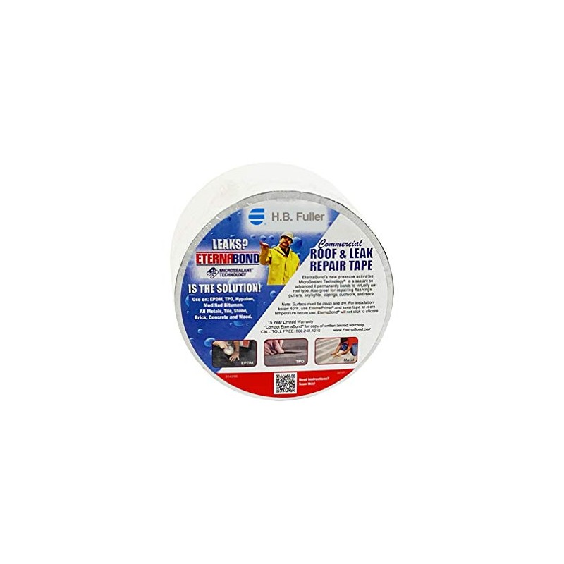 EternaBond RoofSeal White Repair Tape - Durable, Waterproof Sealant