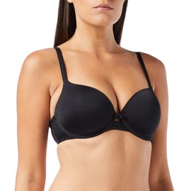Triumph Beauty-Full Essential Women's Bra (Beauty-full Essential Wp) - Black (Black 04) plain, size: 70F