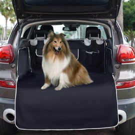 bytaoqipet Cargo Cover for SUV Nonslip Waterproof pet Dog Trunk Cargo Liner Size Universal Fit SUV Pet Cargo Cover Liner for Non-Slip, Dog car seat Cover for Trunk SUV