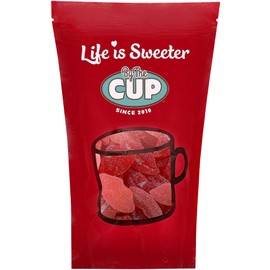 By The Cup Sour Pucker-up Gummy Lips, 2 Lb