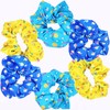 Hanukkah Elastic Hair Scrunch Chanukkah Design (6-Pack)