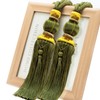 Paired Lantern Single Hanging Ball Tassels Curtains Buckle Sling Binding