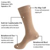 PUJANE Men's Dress Crew Socks 5 Pairs Mens Cotton Calf