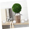 TEHAUX 3sets 6cm Polystyrene Christmas Balls Set 10 Solid Craft