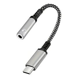 Adaptador Audifonos Convertidor Usb Tipo C A Auxiliar 3.5 Mm