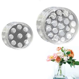 2 pcs Reusable transparent spiral flower arrangement brackets,Spiral Ikebana Stem Holder Set for Flowers Floral Art Accessory,DIY Bouquet Twister Flower Arrangement Holder for Flowers Vases(S+L)