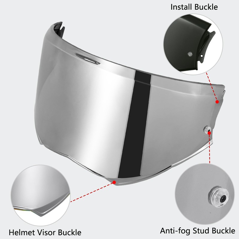 MXJ Gear Advant X Helmet Visor Face Shield for Advant