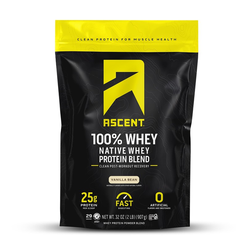 Ascent Native Fuel Whey Polvo Proteínico con Suero de Leche
