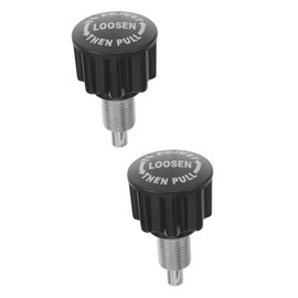 Sosoport 2pcs Abs Material Exercise Bike Knob Screw Replacement Plastic Pull Pin for Gymnastics Bar