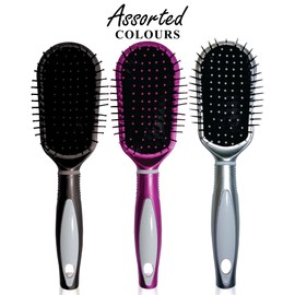Hair Brush Smoothing Paddle Hair Brush Lightweight Professional Thick Hair Brush for Women Men Reusable Long Thick Curly Hair Plastic Hair Brush Reducing Hair Breakage and Frizz (1Pc)