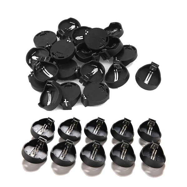 JWISLAND (Pack of 25) CR2032 2025 2015 Battery Holder, Coin
